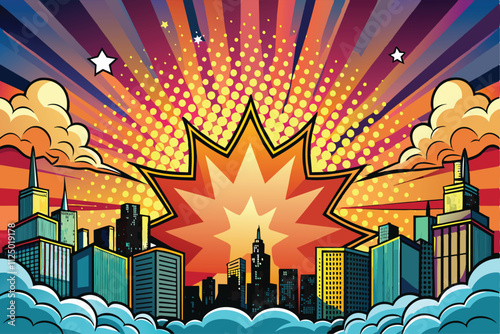 retro comic background vector. vintage pop art style. speech bubble vector illustration, dialog.