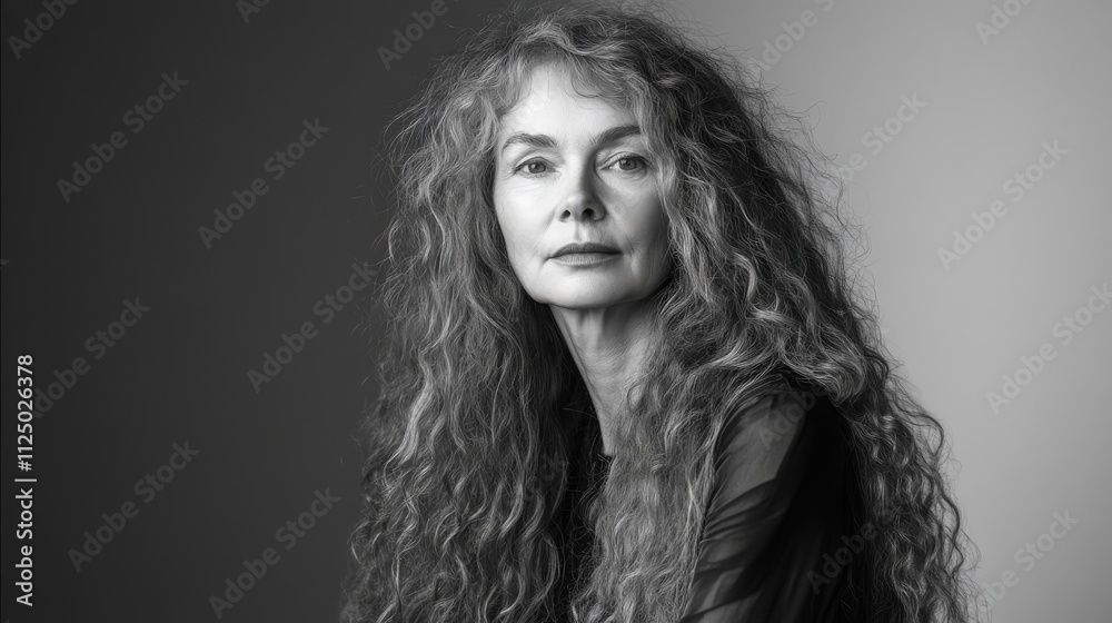 Fine art professional half-length portrait of a woman Fine art professional half-length portrait of a woman