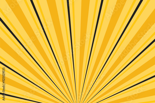 simple abstract yellow black orange color creative sunburst line pattern a yellow paper with a yellow background that says  the word  on it