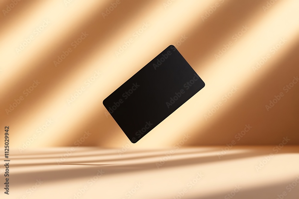Business cards blank. Mockup on black background. Copy space for text. Business cards blank. Mockup on black background. Copy space for text.