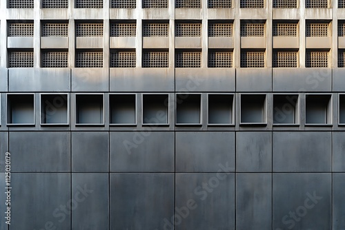 Unique contoured brick at Gelora Bung Karno, Jakarta photo