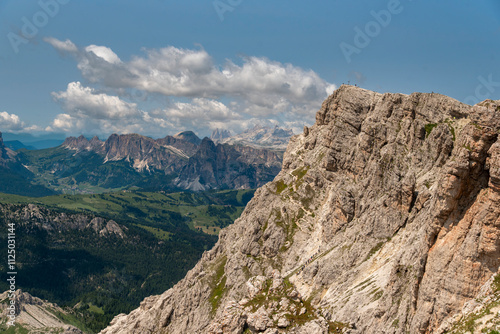 Beautiful mountain landscape. The Dolomites in South Tyrol, Italy, included in the UNESCO list. photo