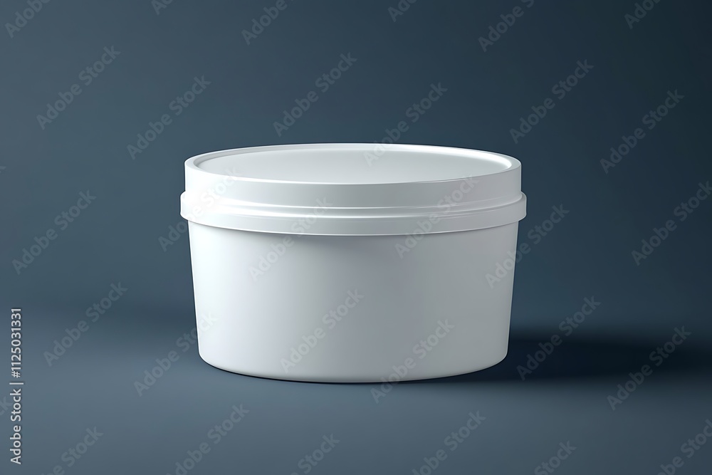 Packaging for take away container for fast food or snacks isolated on background
