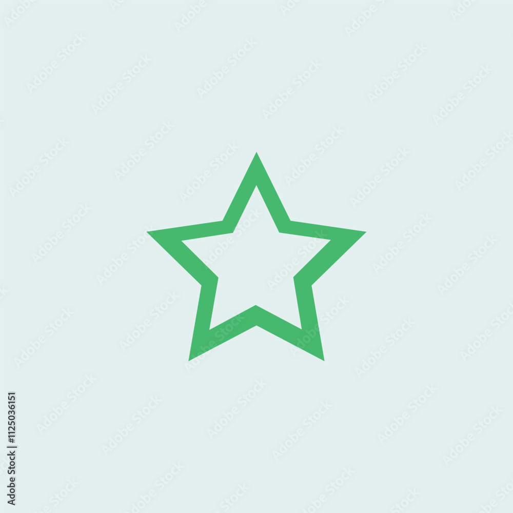 Obraz premium Star Design Against a Light.