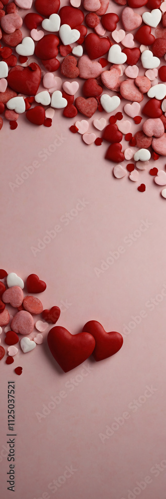 Happy Valentine's Day Illustration Background Happy Valentine's Day Illustration Background