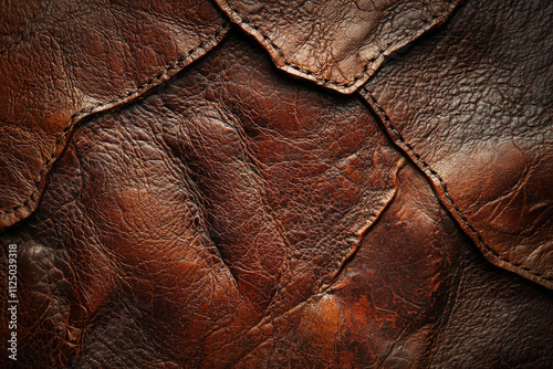 brown leather texture backg...