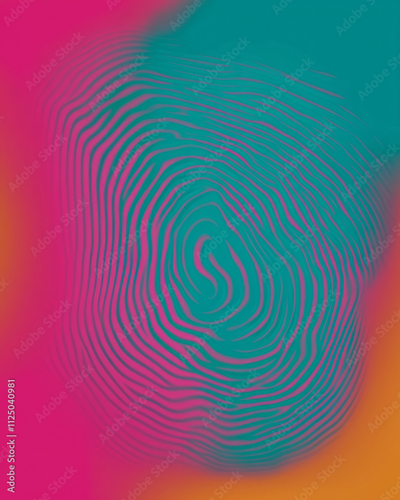 a colorful background with a fingerprint a colorful background with a fingerprint
