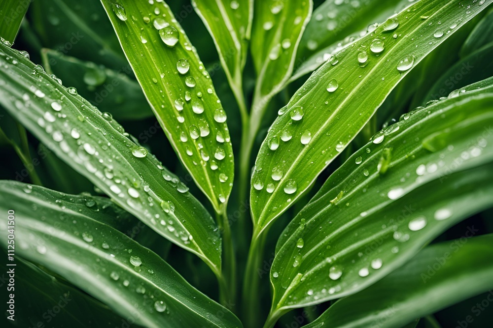 Green botanical plant leaves texture. Green botanical plant leaves texture.
