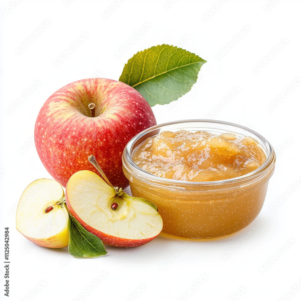Apple Sauce Isolated Apple Sauce Isolated