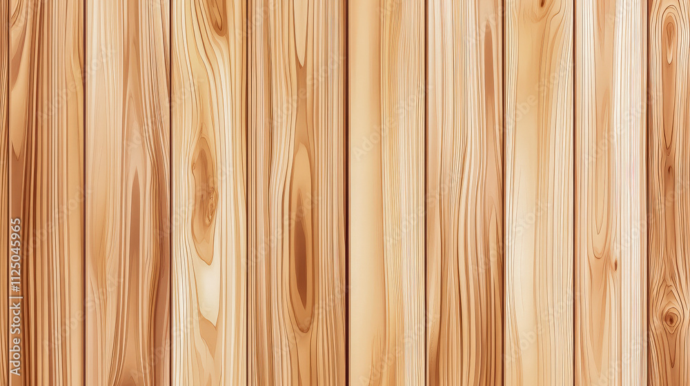 Light brown wood grain texture background. Premium Ai-Generative.
