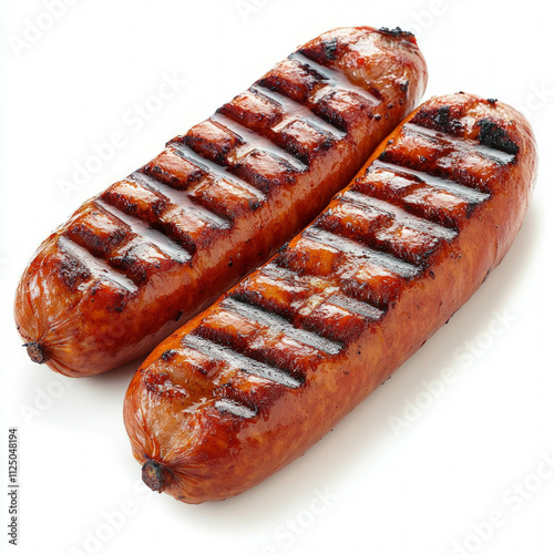 Grilled Sausage Isolated