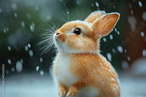 Rabbit In Winter