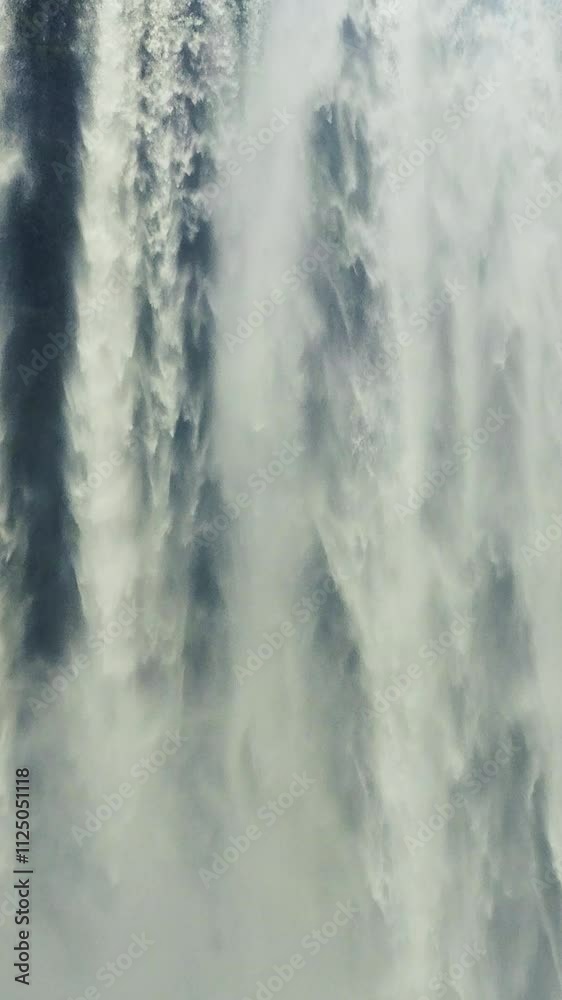 Skógafoss waterfall, Iceland - close up Skógafoss waterfall, Iceland - close up