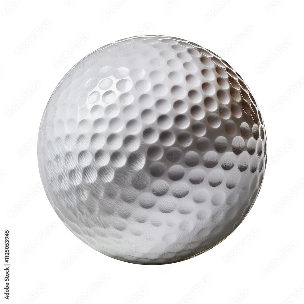 Golf Ball Isolated on White Background Golf Ball Isolated on White Background
