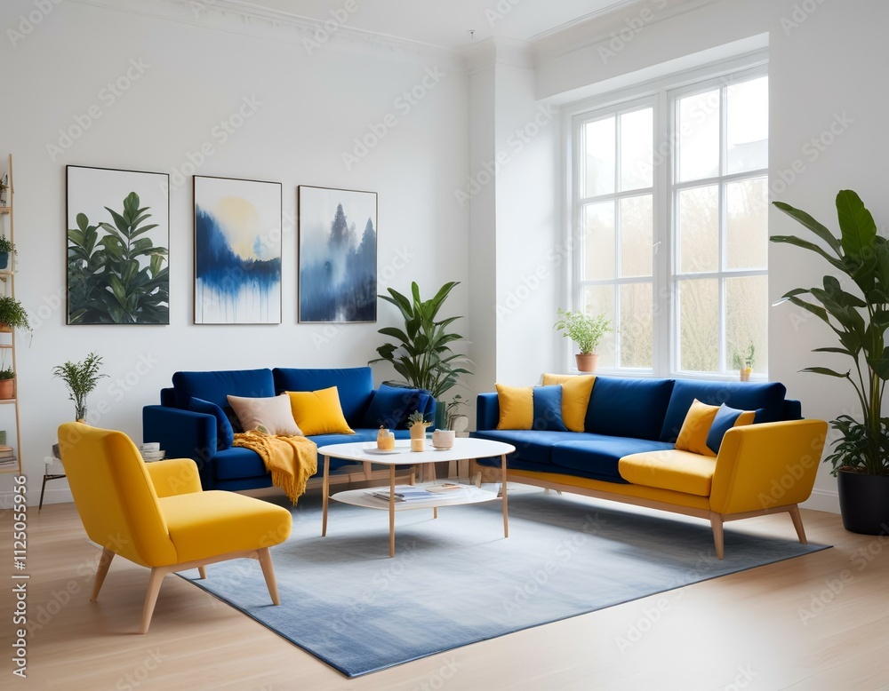 mid century scandinavian interior home design