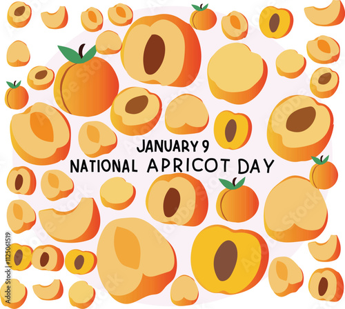 National Apricot Day is celebrated every year on 9 january.