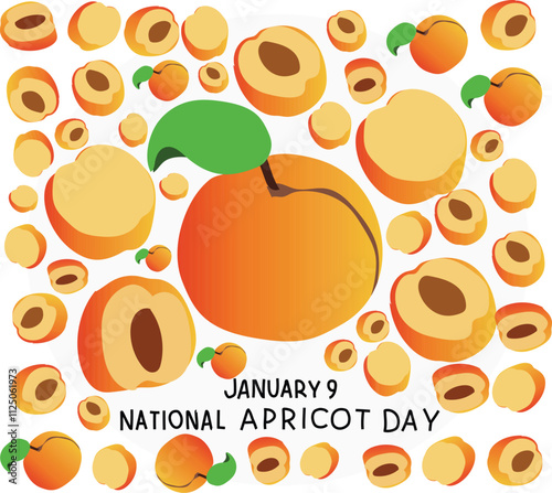 National Apricot Day is celebrated every year on 9 january.