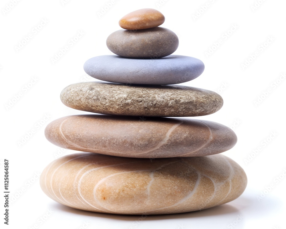 A delicate arrangement of smooth stones stacked gracefully reveals the beauty of simplicity. This tranquil display embodies harmony and evokes a sense of peace, inspiring mindfulness