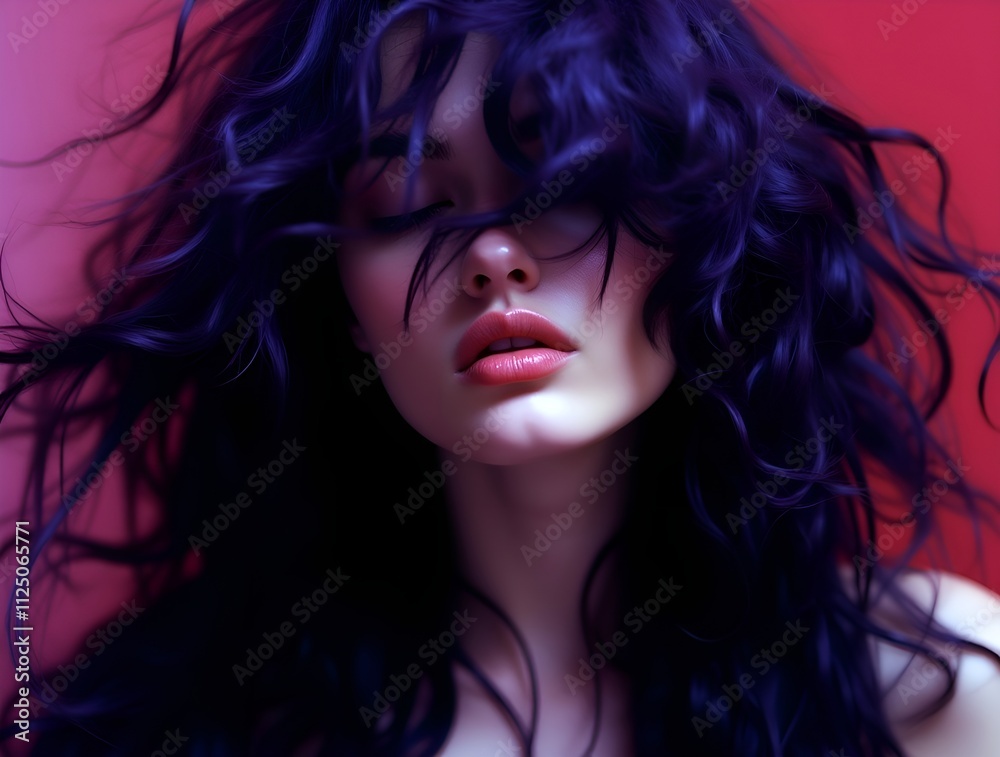 enigmatic woman with bold makeup and dark features enigmatic woman with bold makeup and dark features