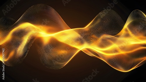 An abstract representation of seamless communication with soft waves of light.
