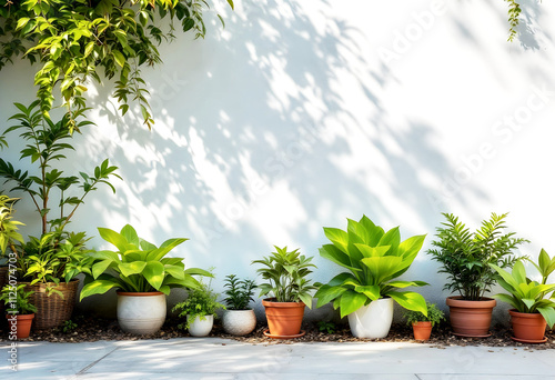 plants in pots