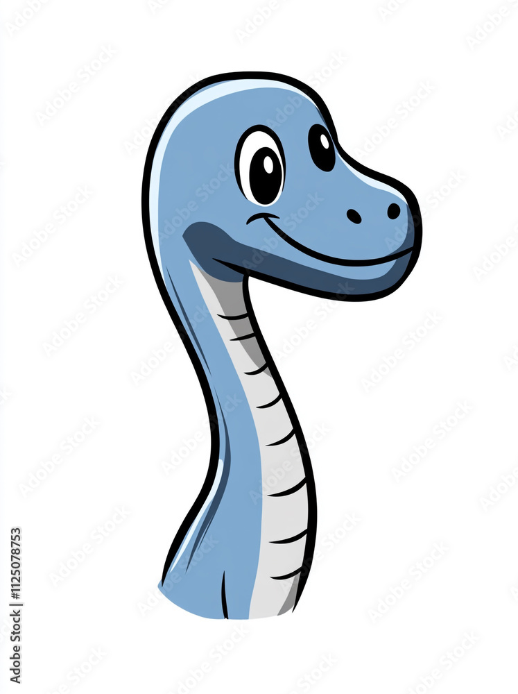 A cartoon dinosaur head with a big smile on its face. The dinosaur is blue and has a white belly. A cartoon dinosaur head with a big smile on its face. The dinosaur is blue and has a white belly.