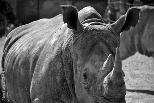 Portrait d'un rhino photo