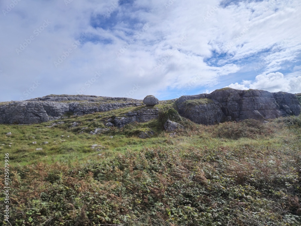Rocks and hills landscape in Ireland Rocks and hills landscape in Ireland
