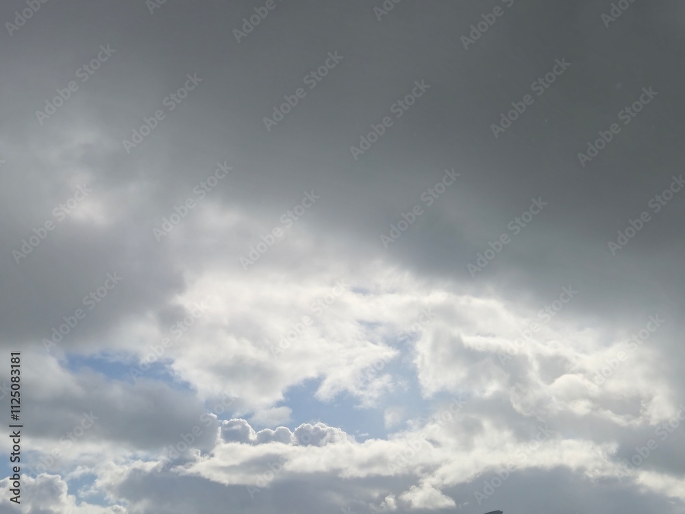 Fototapeta premium Stormy sky and clouds background