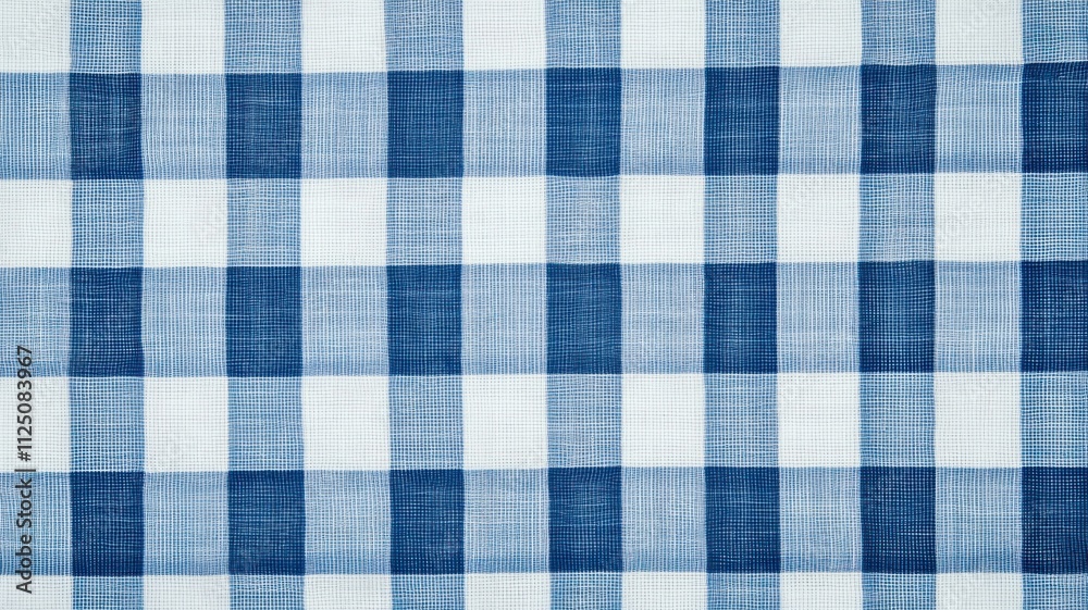 Blue Gingham Pattern Background Blue Gingham Pattern Background