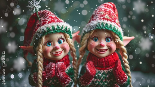 Two cute elves