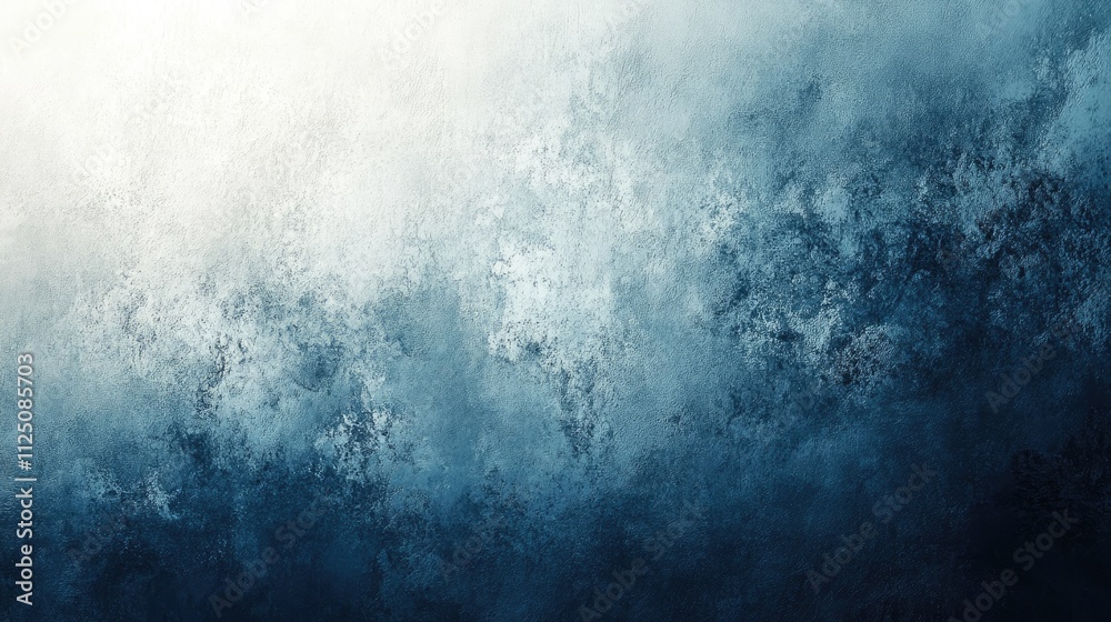 Obraz premium A textured gradient background featuring shades of blue and gray, evoking a calm and serene atmosphere.
