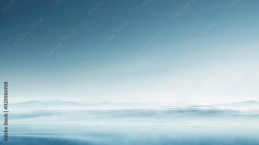 custom made wallpaper toronto digitalA serene view of a tranquil ocean under a soft blue sky, creating a calming atmosphere.