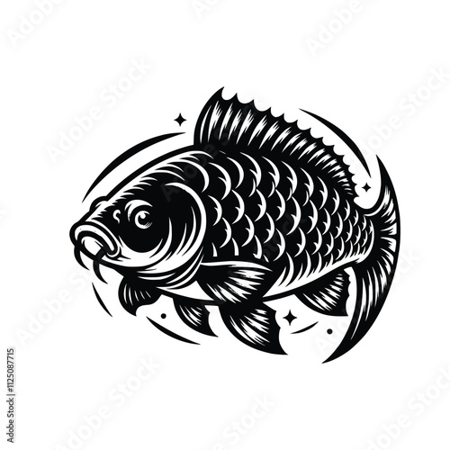 Carp Fish Vector art