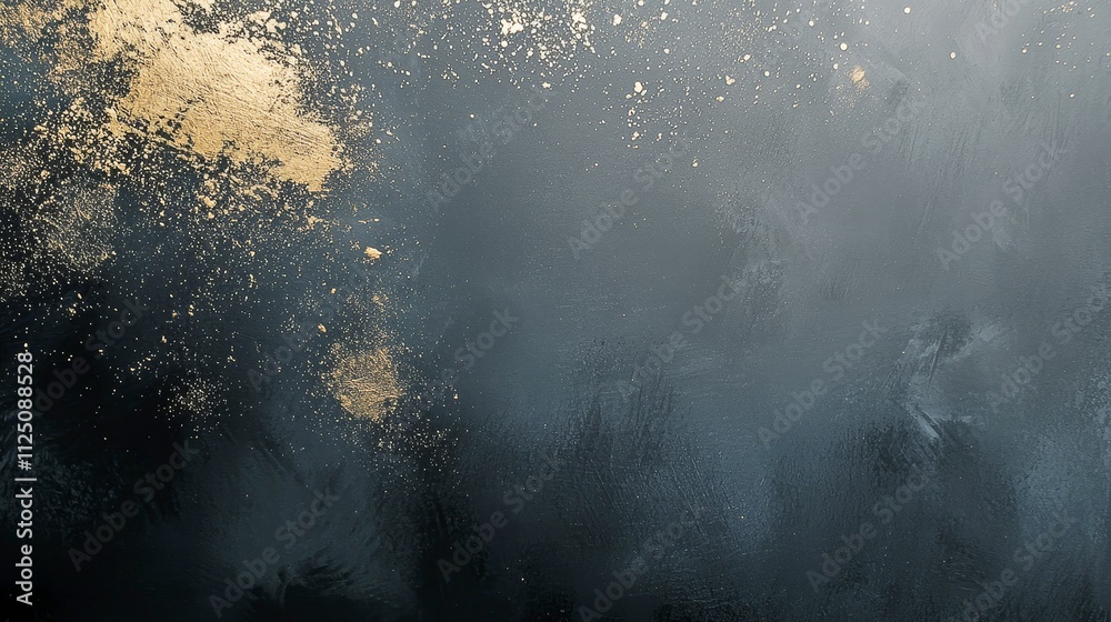 Obraz premium Enchanting Winter Landscape with Misty Forests and Glowing Lights