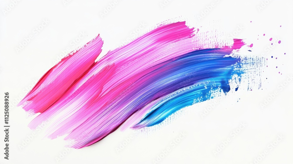 Vibrant abstract brush strokes in pink and blue hues create a lively and energetic visual effect. Vibrant abstract brush strokes in pink and blue hues create a lively and energetic visual effect.