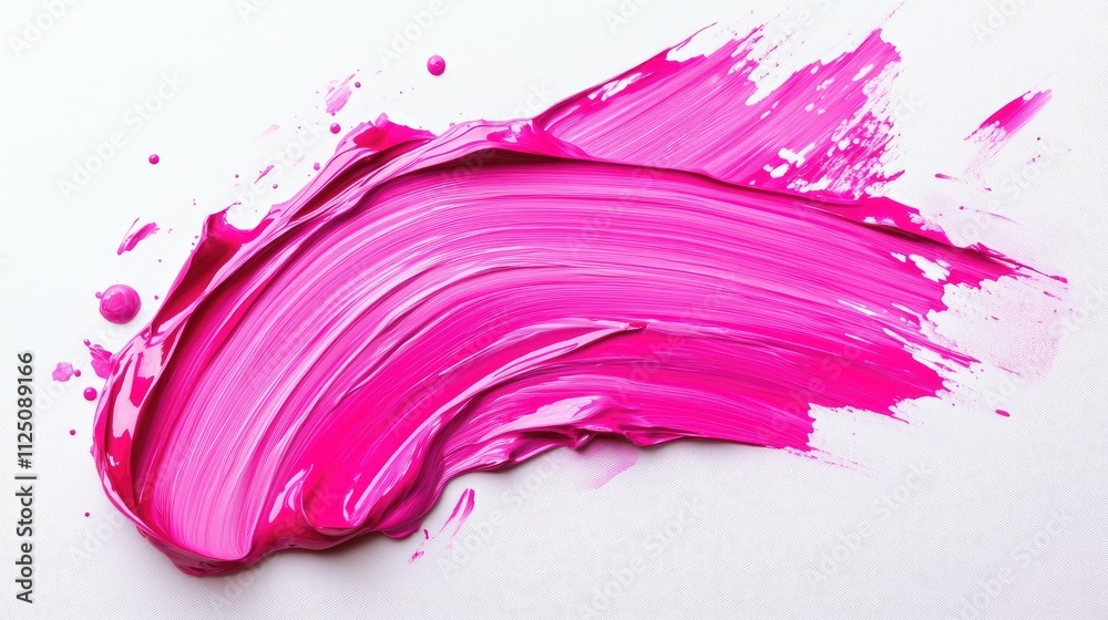 A vibrant pink paint smear showcasing fluidity and creativity, ideal for art and design concepts. A vibrant pink paint smear showcasing fluidity and creativity, ideal for art and design concepts.