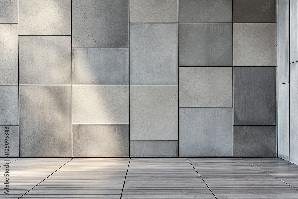 modern textured wall with combination of metal and concrete panels, showcasing sleek design and subtle lighting effects. clean lines create contemporary atmosphere modern textured wall with combination of metal and concrete panels, showcasing sleek design and subtle lighting effects. clean lines create contemporary atmosphere