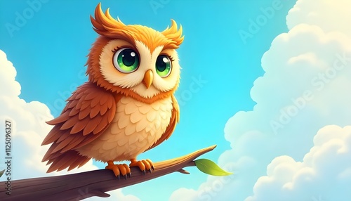owl in the sky
