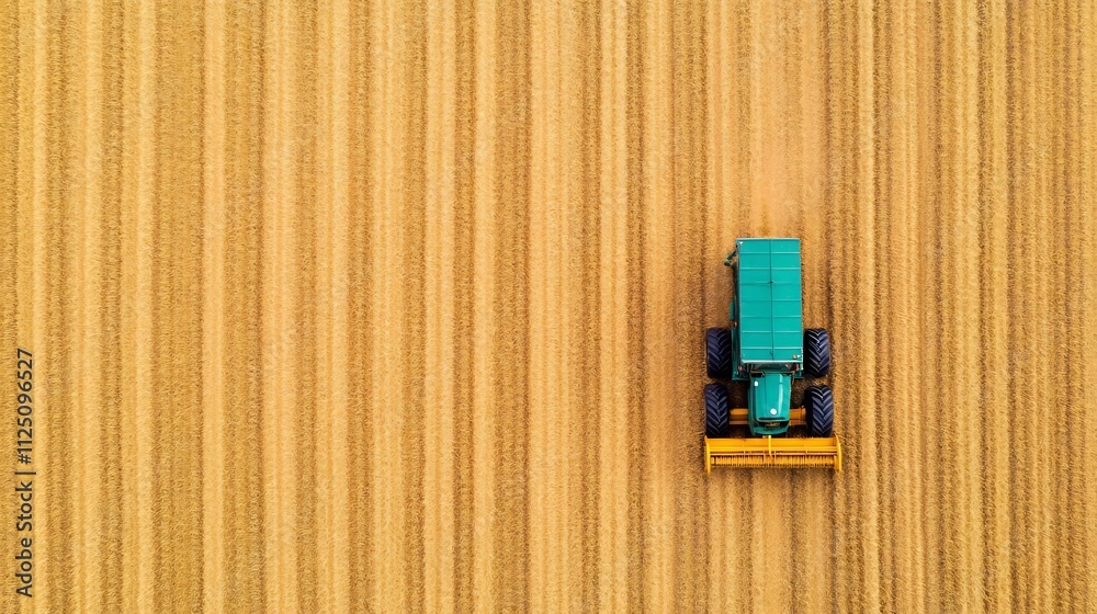 Expansive Aerial View of Lush Sugarcane Fields with Harvesting Machinery Expansive Aerial View of Lush Sugarcane Fields with Harvesting Machinery