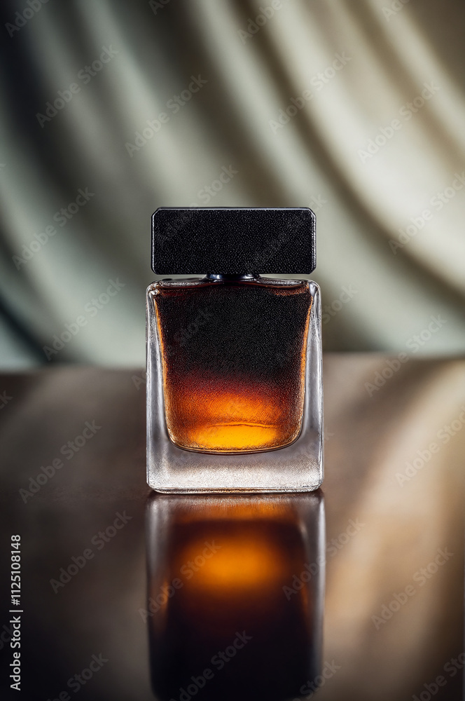 elegant bottle of perfume elegant bottle of perfume