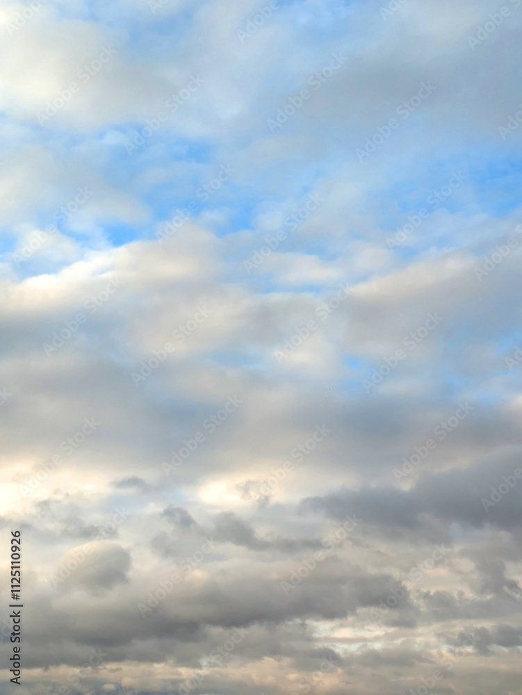 Thundery Stormy Cloudy Blue and Grey Skyscape Sky with large Clouds Thundery Stormy Cloudy Blue and Grey Skyscape Sky with large Clouds