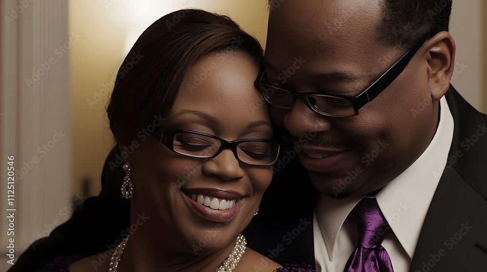 close-up of a man and woman smiling together, their image blended with the soft light of a cozy home, symbolizing the importance of love and nurturing in marriage. [men's]:[marriage advice] 