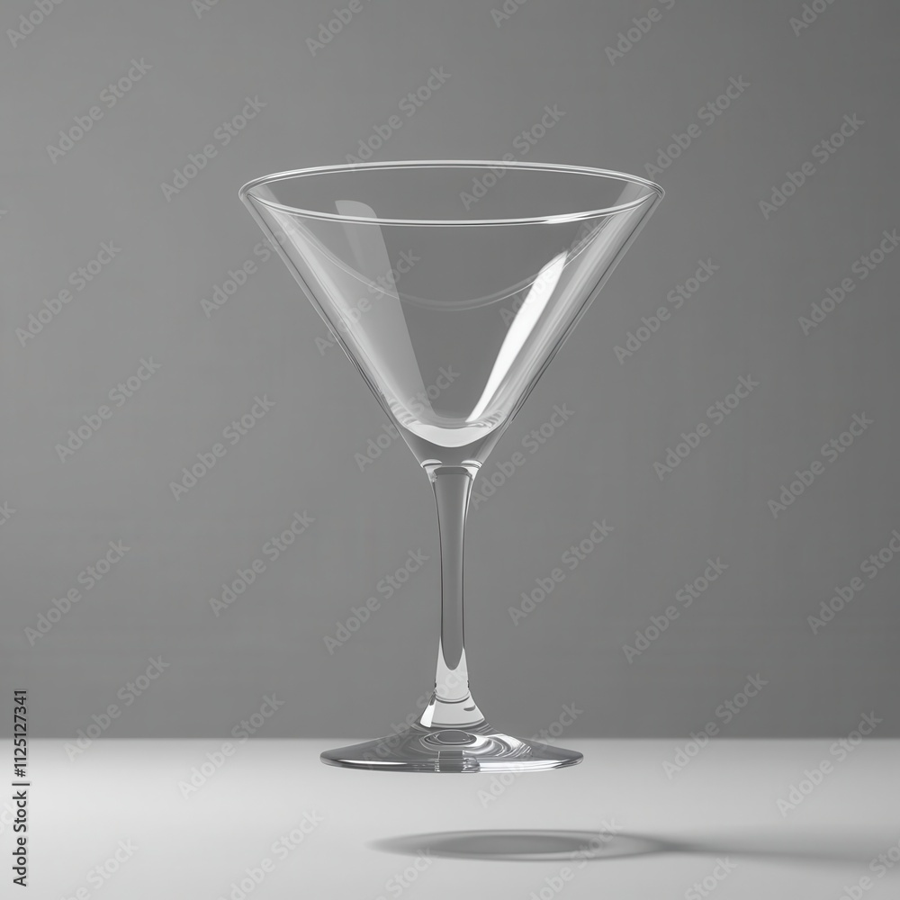Elegant martini glass on a minimalistic background, perfect for cocktails or sophisticated gatherings. Elegant martini glass on a minimalistic background, perfect for cocktails or sophisticated gatherings.