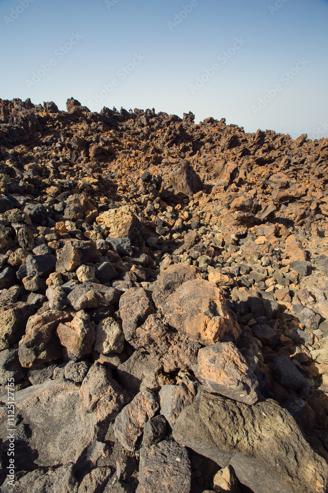 Obraz premium Rocks on el Teide Volcano, Tenerife, Spain