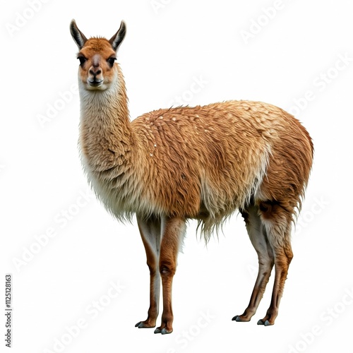 llama isolated photo
