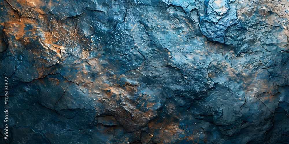 Textured Blue and Brown Rock Patterns Textured Blue and Brown Rock Patterns