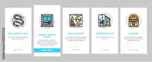 energy conservation green save onboarding mobile vector efficiency environment, eco earth, ecology renewable, world nature, international energy conservation green save illustrations
