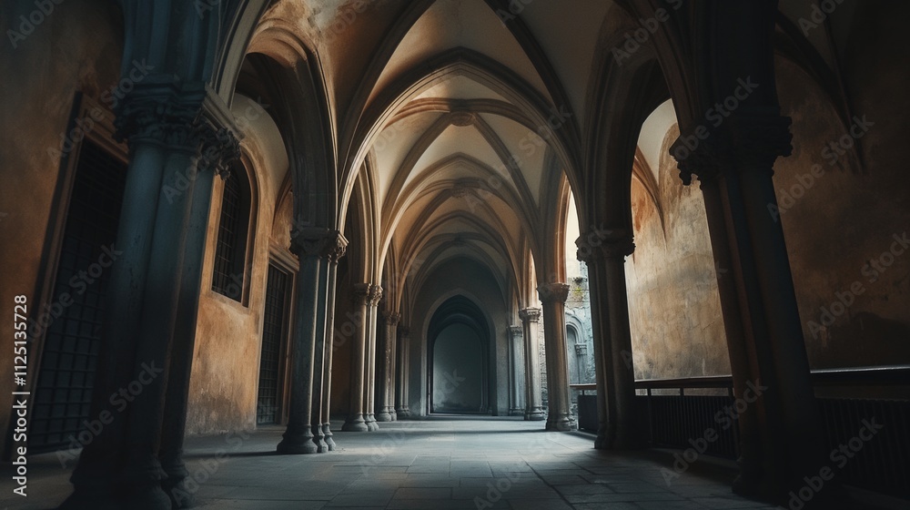 Elegant Gothic Architecture Interior
