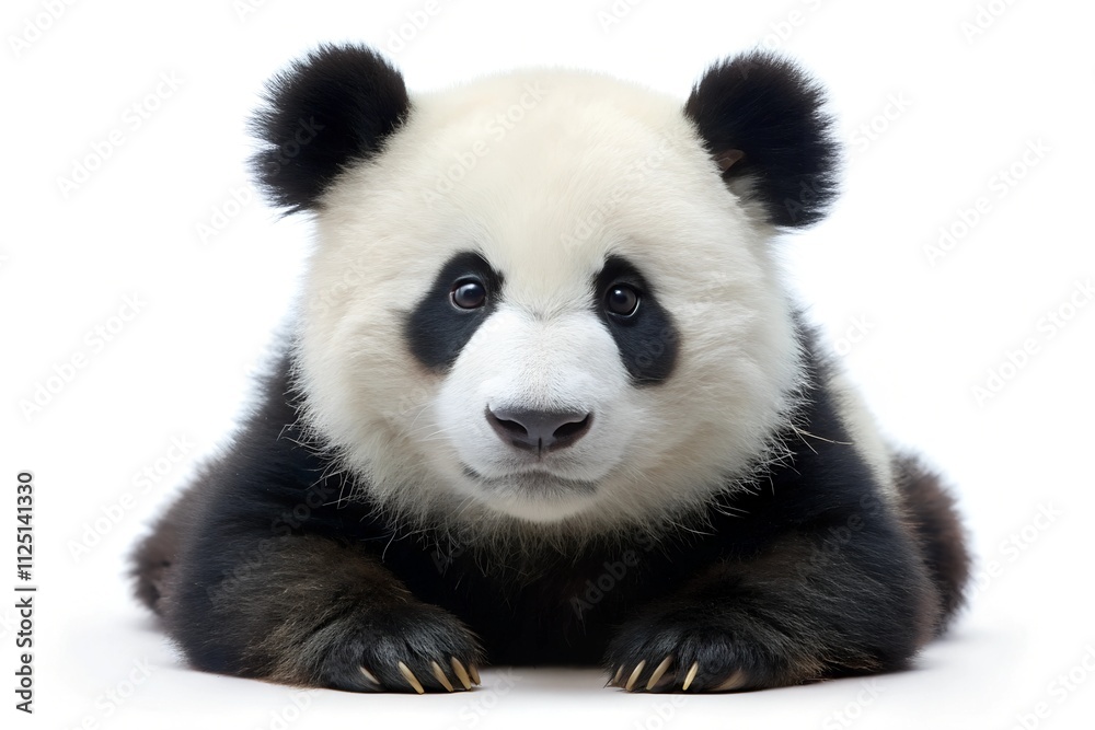 Panda on white background Panda on white background
